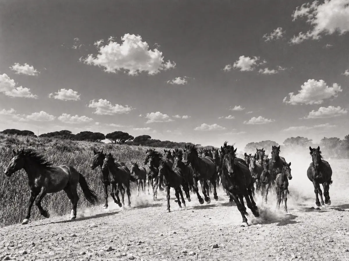 Cavalli nel paesaggio